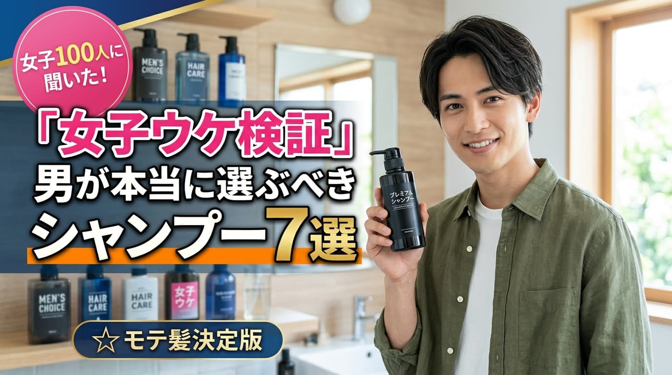 「女子ウケ検証」男が本当に選ぶべきシャンプー7選