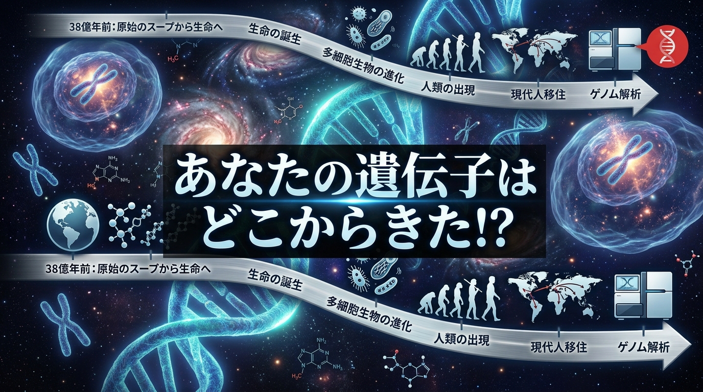 あなたの遺伝子はどこからきた！？